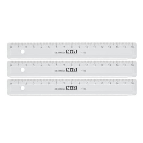 16cm lineal schullineal - x,