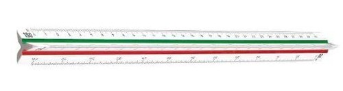 Jpc dreikantmaßstab 30cm - dreikantmaßstab,