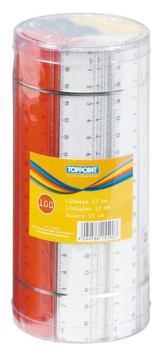 100 lineale 17cm - 100, in