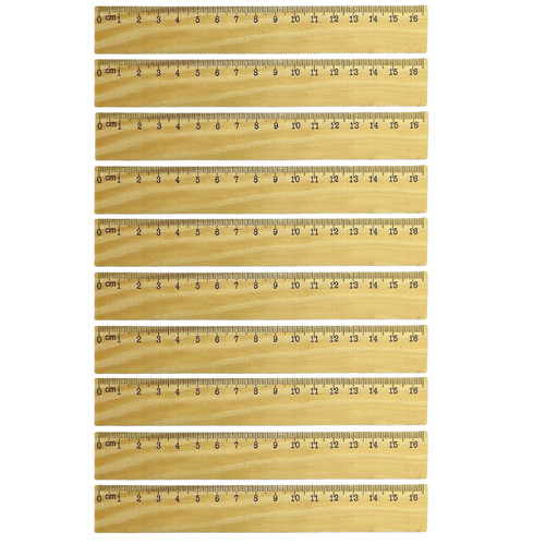 Lineal maßstab aus - lineal, holz