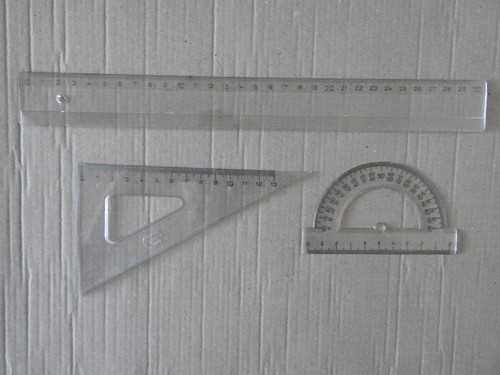 Geometrie set teilig - set, 3-teilig