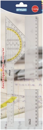 Zeichengarnitur teilig - zeichengarnitur, 3-teilig