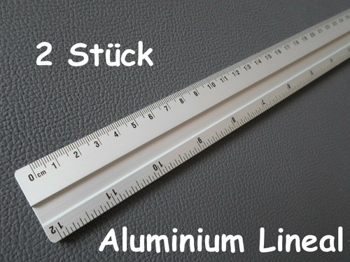 Schullineal metall - 2x,
