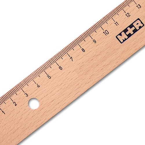 Holzlineal buche möbius - buche, 40