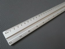 Schullineal Metall Aluminium